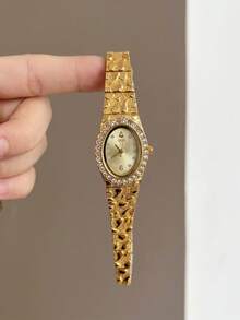 gedi 1 buah Jam Tangan Gelang Wanita Berbentuk Ular, Jam Tangan Quartz Merek Ternama - Hitam - View 22