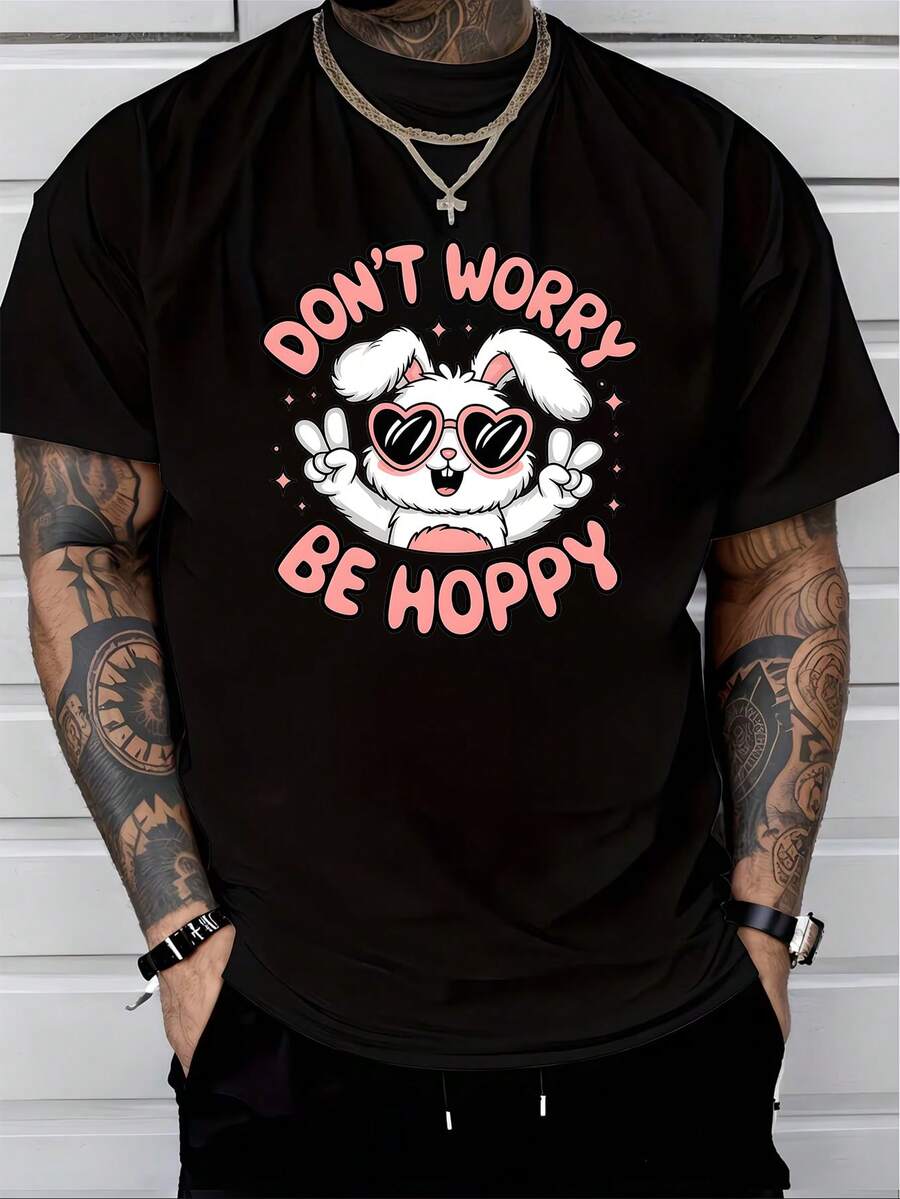 Men T-Shirts - Black - View 1