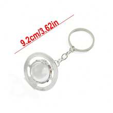 1pc Minimalist Creative Realistic Planet Model Keychain, Home Party Gift For Friends And Family, Fashion Bag Charm, Car Accessory, Unisex DIY Birthday Memorial Gift For Girlfriend - Multicolor - View 3