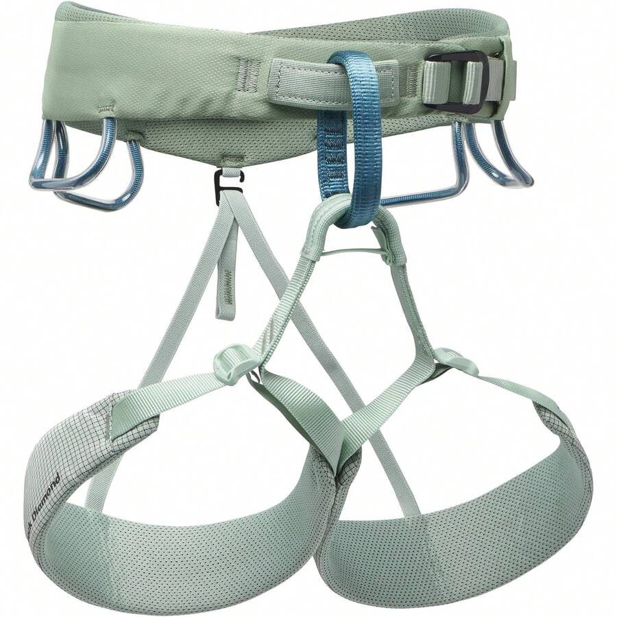 BLACK DIAMOND Women's Momentum Rock Climbing Harness, Adjustable Loops Variant 1 - Desert Sage - View 1