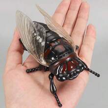 Wind-Up Bionic Beetle Model Movable Insect Figurine Halloween Party Decor Collectible - Multicolor - View 3