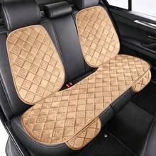 New Car Seat Cushion Ru Yi Square Embroidered 3-Piece Set For Back Row, Exquisite Design With Storage Bag, Plush Material, Comfortable And Warm, Easy Installation, Suitable For All Seasons And Multiple Car Models - Multicolor - View 10