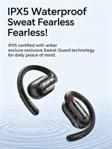 Soundcore V30i Open-Ear Wireless Earbuds, Lightweight & Comfortable Design, Ergonomic Ear-Hook Fit, Powerful Bass, 36-Hour Long Battery Life, Bluetooth 5.3, App Control, HD Call Headset - View 9