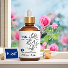 HIQILI 薰衣草玫瑰茉莉精油 30mL/1.01 Fl.Oz. 純淨尤加利茶樹廣藿香油，適用於皮膚與頭髮護理、按摩、身體放鬆、沐浴，亦可用於 DIY 蠟燭與手工皂製作、香氛擴香機、空氣淨化器、禮品、飯店、臥室、居家香氛 - 多種香味 - 查看 18