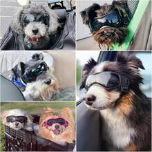 1pc Outdoor Pet Sunglasses, UV Protection Lenses, Lightweight And Durable, With Adjustable Headband, Designed For Small And Medium Dogs, Suitable For Outdoor Walks, Travel, Parties And Holiday Dress-Up - Multicolor - View 4