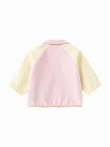 Balabala Infant Fleece Jacket, Soft, Warm, Anti-Static, Comfortable, Boys & Girls, Autumn/Winter - White Red - View 5