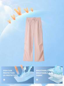 CAMEL CROWN Women's Outdoor Casual Pants, Quick-Dry Straight Leg Breathable Hiking Trousers For Summer Sports & Work - Fantasy Pink - View 4