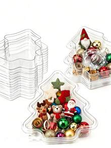 Reusable Transparent Christmas Tree Gift Boxes, Suitable For Holiday Desserts, Party DIY Decorations And Party Favor Containers - Christmas Tree - View 8