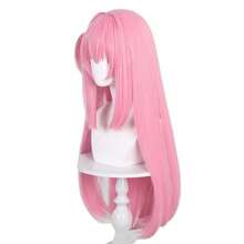 Pink Long Anime Cosplay Wig - Realistic Scalp Heat Resistant, 24 Inch Cosplay Hair, Includes Wig Cap, Suitable For Daily Wear, Conventions And Halloween - Baby Pink - View 6
