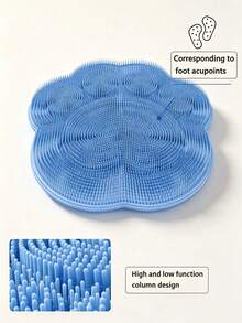 Bath Massage Mat, Foot Washer, Back Scrubber, Shower Foot Mat, Slip-Resistant Foot Scrubber With Powerful Suction Cups To Prevent Slipping, Paw-Shaped Foot Massager, Bathroom Additions, Shower Supplies, Wash Tool. - Cat Paw Design - View 7