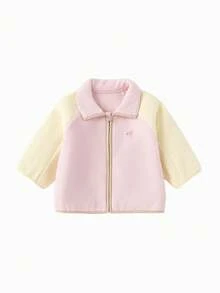 Balabala Infant Fleece Jacket, Soft, Warm, Anti-Static, Comfortable, Boys & Girls, Autumn/Winter - White Red - View 4