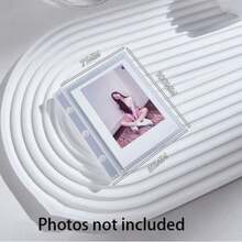 Mini Faux Leather Pocket Photo Album, 3-Ring Clear Photo Card Holder, Portable Collection Of Celebrity, Idol, Couple Photos, 3-Inch Album, High-Quality Loose-Leaf Photo Album, Instant Camera Accessories, Multi-Color Photo Notebook, Best Gift For Friends, Graduation, Back To School - Multicolor - View 13
