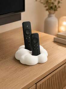 1 buah/2 buah Tempat Penyimpanan Remote Control Berbentuk Awan Hitam & Putih Organizer Penyimpanan Meja Hemat Ruang Tempat Remote TV Cocok Untuk Ruang Tamu, Kamar Tidur, Meja Kantor, dan Konsol Media - Gaya awan - View 5
