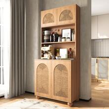 Sideboard Natural Made Of Wood For Dining Room And Living Room - Natural - 查看 5