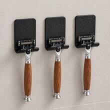 Minimalist Universal Hook, Suitable For Bathroom Accessories, Space-Saving Wall-Mounted Design, Suitable For Minimalist Style Men And Women, Rechargeable Phone, Perfect Storage And Organization, Razor Holder, Bathroom Decor, Suitable For Kitchen And Bathroom - Multiple Styles - View 7