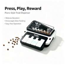 Pet Piano Treat Launcher, Suitable For Dogs And Cats, Indoor And Outdoor Universal Music Toy, With Melody And Bouncing Sound Effects, Christmas Pet Gift - Multicolor - View 4
