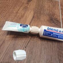 Juego de 3 adaptadores de recarga de pasta de dientes, conector de transferencia práctico, adecuado para recargas de pasta de dientes de viaje mini - A - Ver 1