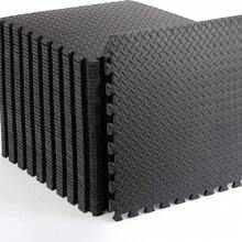 [20pcs Soft EVA Fitness Mats] 20pcs Black EVA Interlocking Fitness Mats - Soft, Non-Slip, Waterproof, Suitable For Home Gym, Training And Body Shaping - Multicolor - View 10