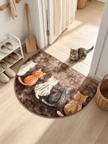 1 buah Keset Pintu Kucing, Karpet Tebal, Karpet Mewah, Karpet Musim Gugur/Dingin, Karpet Dapur, Alas Dapur, Karpet Dapur, Keset Pintu, Karpet Kecil, Karpet, Karpet Panjang, Alas Lantai, Dekorasi Rumah, Karpet Area, Alas Luar Ruangan, Dekorasi Rumah, Karpet Area, Karpet Kamar Tidur, Karpet yang Dapat Dicuci - MultiWarna - View 2