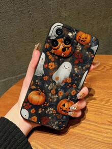 Halloween 1pc Precision Hole Straight Edge Painted Thick Anti-Drop Phone Case Protective Cover Compatible With IPhone 17pro/17Air/17/17promax/16/11/16pro/16plus/16promax/16e/15Promax/13/14/12/XS/XR/7G/8P, Compatible With Samsung Galaxy A27/A37/A57/S26/S26PLUS/S26 Ultra/S25/S25PLUS/S25 Ultra/A17/A07/A16/A36/A26/A56/A50/A12/A32/A52/S24PLUS/S24Ultra/S22/A52/A53/A54/A55, Compatible With Xiaomi 11/Compatible With Redmi 10/9 Anti-Drop Phone Protective Case - Multicolor - View 1