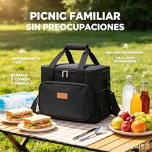 Diseño multifuncional, conservación térmica eficiente para tu comida diaria - Negro - Ver 1