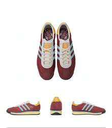 Adidas SL72 RS 中性復古 T-Toe 鞋，春秋耐磨經典運動休閒鞋 JR0049 - 磚紅色 - 查看 9