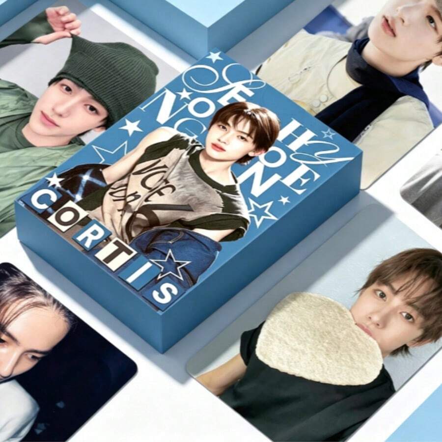 55pcs Casual Style Seonghyeon Photo Card Set, High Definition Double-Sided Cards, K-Pop Fan Daily Collection Essential, Seonghyeon Lomo Cards, Seonghyeon Photocards, Celebrity Photo Cards, Fan Collection Cards - 6Pcs - View 1