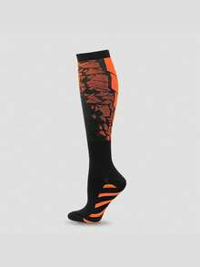 6/1 Pair All-Season Gradient Professional Sports Compression Knee-High Socks For Running, Cycling, Fitness, Hiking - Multicolor - View 24
