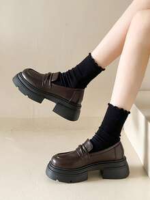 Women Loafers Shoes - Brown - View 7