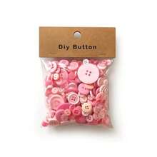 0.9-3.5CM Random Assorted Colorful Resin Buttons, DIY Handmade Decorative Buttons Clothing Material Accessories - Multicolor - View 9
