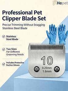 1pc Professional Pet Clipper Detachable Replacement Blade, Steel & Ceramic Material, Compatible With Andis, Oster, Laube And Other Brands Electric Pet Clippers, Ceramic Blade, Universal Pet Clipper Blade Accessory - Multicolor - View 5