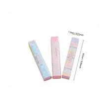 Rainbow Long Strip Eraser, Student-Specific Colored Eraser, Art Drawing Pencil Eraser - Multicolor - View 6