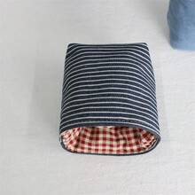 Fabric Storage Basket, Desktop Organizer Bin, Large Capacity Lipstick Makeup Remote Control Storage Bucket Organizer - Multicolor - View 9