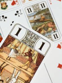 1 Kotak Tarot Prancis, 78 Kartu, Set Kartu Klasik, Cocok untuk Malam Permainan Keluarga, Permainan Papan Pesta, Buatan Prancis - MultiWarna - View 9