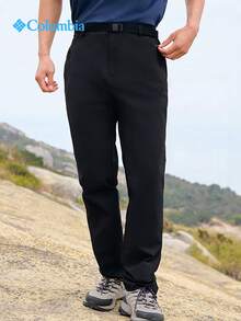 Columbia Men's Outdoor UPF50 Sun Protection Water-Repellent Stretch Casual Long Pants - Black - View 4