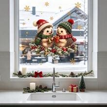 1pc Cute Christmas Animal Kitchen Decor Sticker, Suitable For Kitchen Cabinets And Dining Room Walls, Self-Adhesive Vinyl Sticker, Create A Beautiful Kitchen Atmosphere - Multicolor - View 9