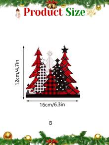 Christmas Tree Napkin Holder, Wooden Cute Christmas Style Cocktail Napkin Box, Farmhouse Modern Style Wooden Napkin Storage Box, Suitable For Office, Hotel, Restaurant, Home, Bathroom, Kitchen, Dining Table Decor - Multicolor - View 15