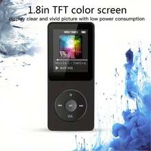 1.8 Inch LCD Screen MP3 MP4 Music Player With Bluetooth, 32GB TF Card, HD Speaker, FM Radio, Voice Recorder, E‑Book Reader, Lossless Sound Mini Portable Audio Player For Sports Running, Ideal Birthday Christmas Gift,150mAh - View 7