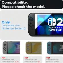XINHONGYU Switch 2 Console Screen Protector, 7.9 Inch, Switch 2 Tempered Glass Screen Protector, High Definition Transparent, Anti-Scratch, Easy Installation No Bubbles - View 6