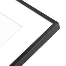 1/3 Set 30x40cm Aluminum Photo Frame, Black Frame, A3 Poster Frame, A4 Certificate Frame, Minimalist Flat Aluminum Frame, Suitable For Wall Hanging Or Desktop Display, Home Living Room Decoration, Wall Hanging Frame, Desktop Decor - Multiple Styles - View 8