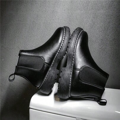 Men's Chelsea Boots Winter Shoes Men's Boots Chelsea Boots British Style Work Boots