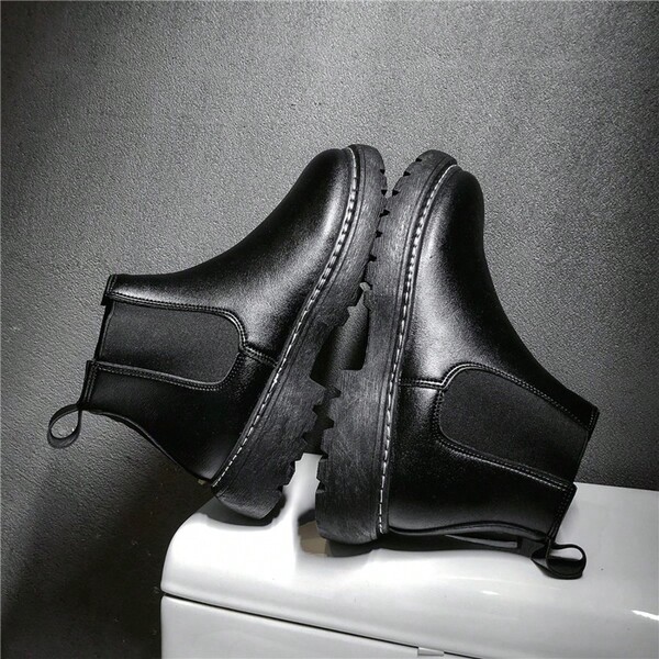 Men's Chelsea Boots Winter Shoes Men's Boots Chelsea Boots British Style Work Boots