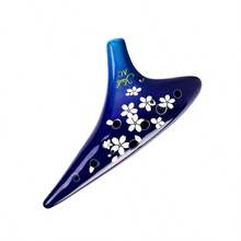 12-Hole AC Tuned Ceramic Ocarina, Sakura Series, Mid-Range C Key, Beginner To Professional Performance Grade - Multicolor - View 7