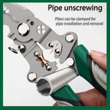 Stainless Steel Multi-Function Wire Stripper, Foldable All-In-One Tool, Suitable For Wire Stripping, Cutting, Twisting And Nail Clipping - C - View 7