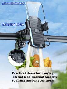 Bicycle Phone Mount, Motorcycle Handlebar Phone Mount, Rotating Phone Holder, Compatible With 4.7 To 7.2 Inch Smartphones - Multicolor - View 5