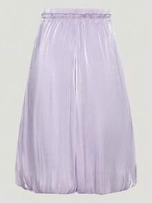 Adidas Originals Rok Olahraga Wanita Serbaguna dengan Bordir dan Tali Serut di Pinggang - Purple - View 2