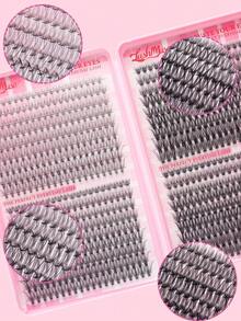 Limete Eyelash 720PCS Eyelash Cluster Set, Large Capacity D-Curl False Eyelashes Book, 10D+20D+30D Mixed Density Design, Includes Lower Lash Styles, 8-16MM Wispy Lash Clusters For Natural Voluminous 3D Eye Makeup, Suitable For Cosplay, Weddings, Photography, Parties, Festivals, Travel Styling And Daily Beauty Use - D - View 5