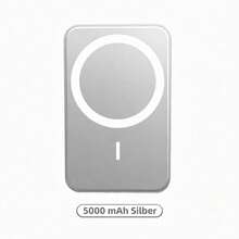Slim Light Blue Magnetic Portable Power Bank With 5000mAh Capacity, Wireless Phone Charger For Daily Carry, Supports 22.5W Fast Wired Charging Alongside 15W Wireless Charging, With High-Capacity Backup Power, Hassle-Free  Use And A Slim Profile, Made For Back To School, Student Life, Lesson Days, Sports Training, Bus Rides, Student Routines And Weekend Activities - 1PC - View 15