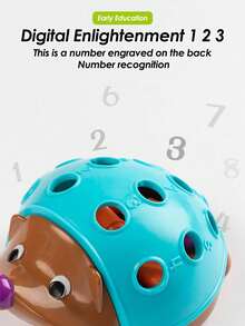 Children's Early Education Hedgehog Puzzle Toy, Baby Fine Motor Skills Training Toy, Children's Concentration And Hand-Eye Coordination Puzzle Toy - Multicolor - View 5