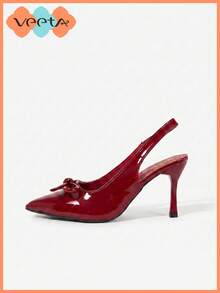 Women Pumps - Red - View 5